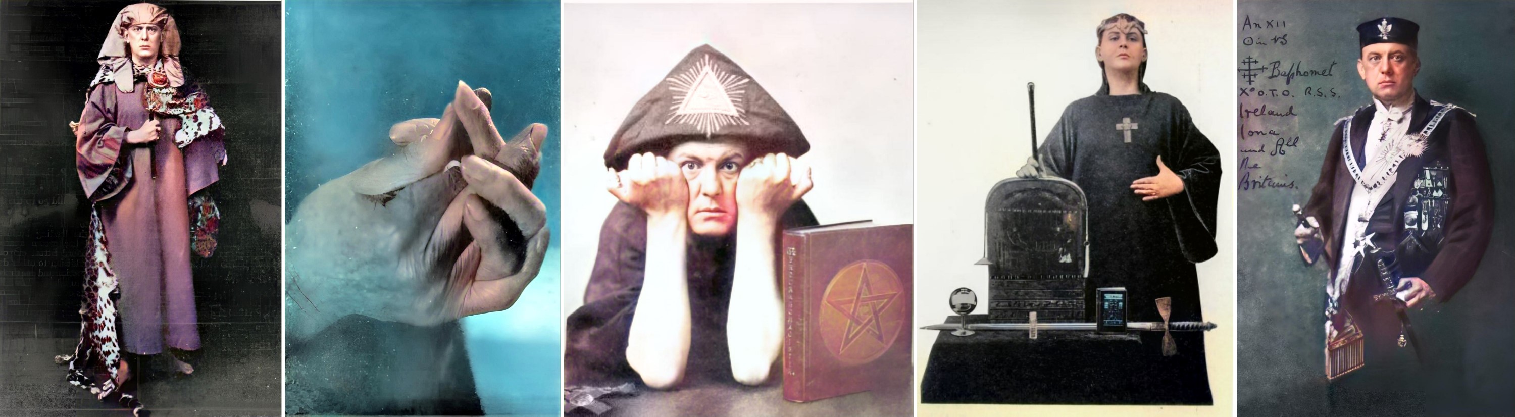 The Ordo Templi Orientis Phenomenon — Aleister Crowley coloured by Richard T Cole