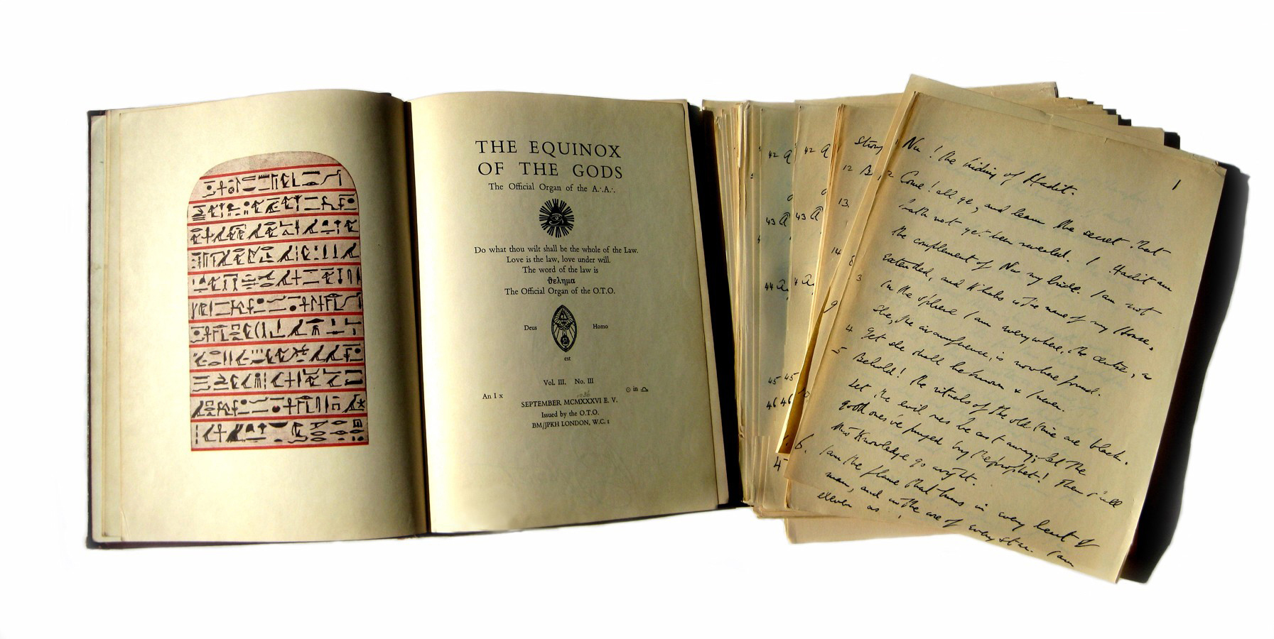 Aleister Crowley Equinox of the Gods Vol. III, No. III O.T.O. Ordo Templi Orientis