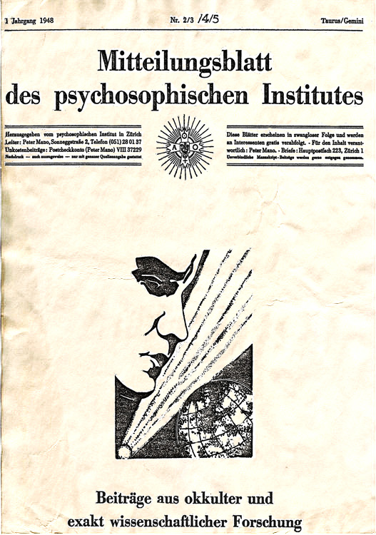 Mitteilungsblatt des Psychosophischen Institutes - Ordo Templi Orientis - Switzerland