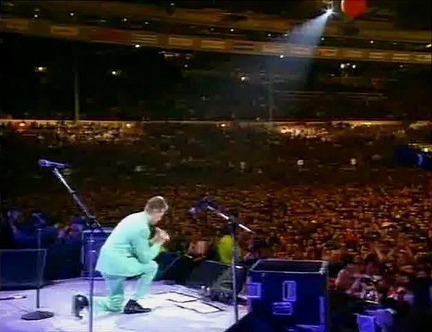 Bowie Lords Prayer Freddie Mercury Tribute Concert for AIDS Awareness
