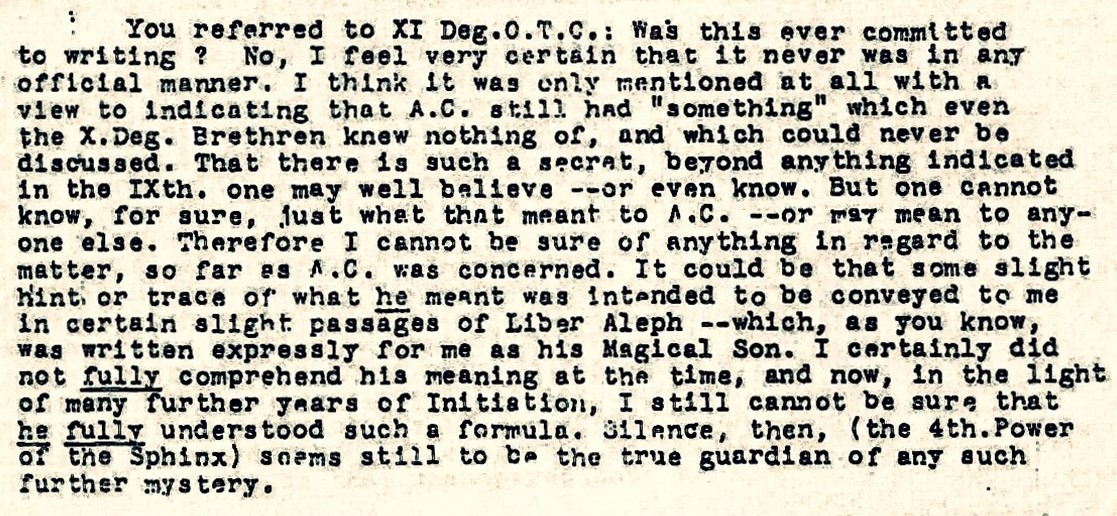 Charles Stansfeld Jones Achad Gerald Yorke XI° Aleister Crowley Ordo Templi Orientis XIth O.T.O.