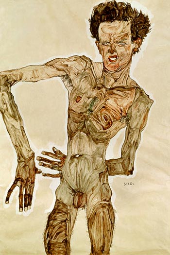 Egon Schiele Autoportrait