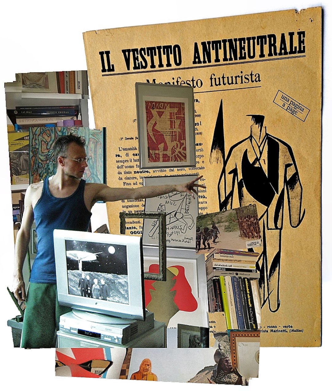 Il vestito antineutrale Manifesto futurista, Giacomo Balla 1914; Marcel Janco, Raoul Hausmann, Dada