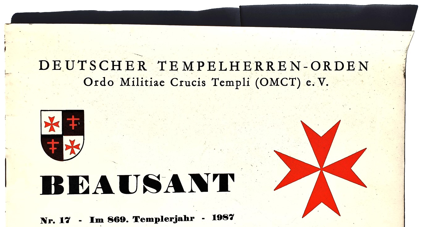 Deutscher Tempelherren-Orden Ordo Militiae Crucis Templi (OMCT) Beausant