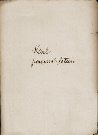 Karl Germer Saturnus Ordo Templi Orientis Personal Letters