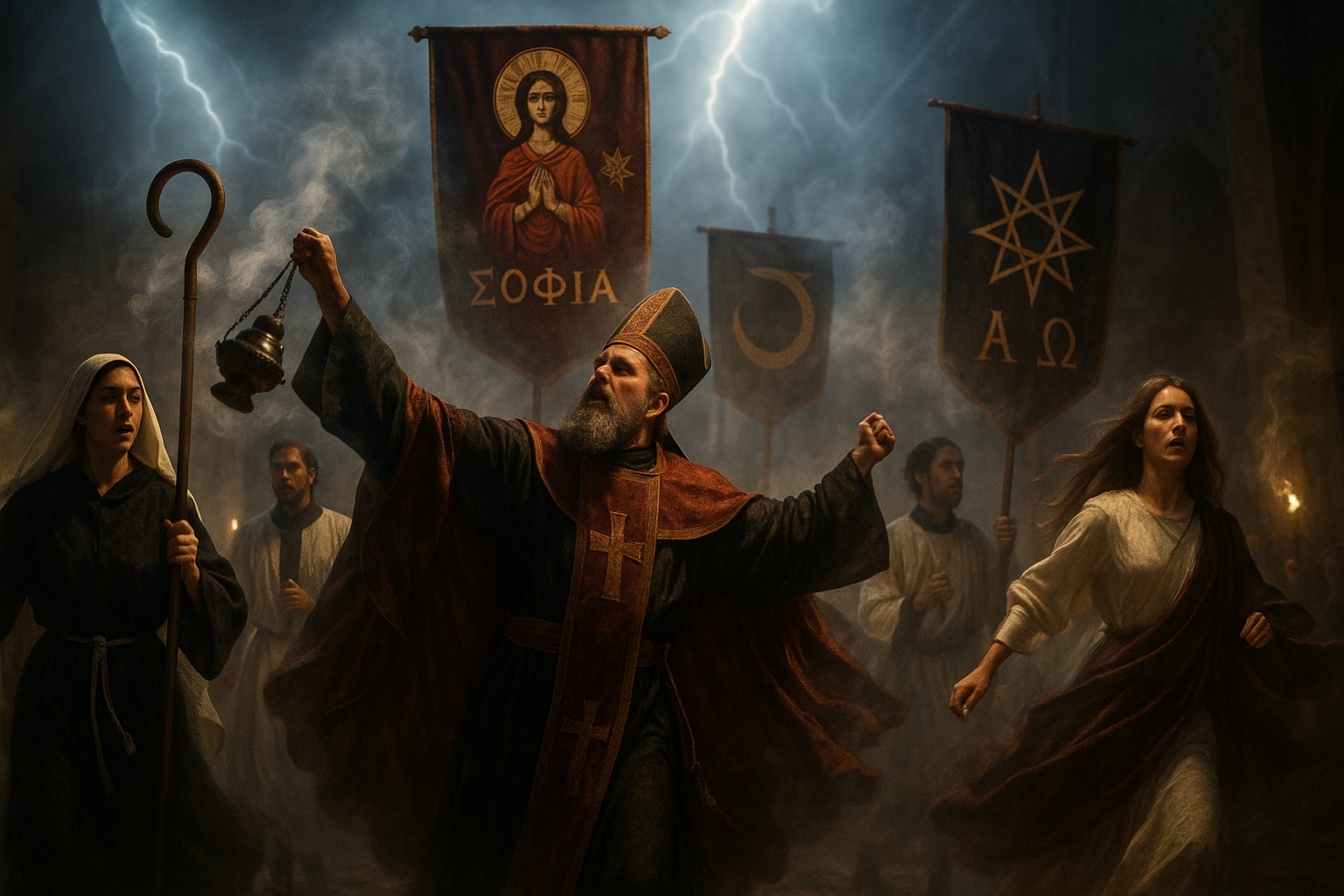 Eglise Gnostique Catholique, Ecclesia Gnostica Catholica, fraction du pain, Jules Doinel, Pistis Sophia, Archont