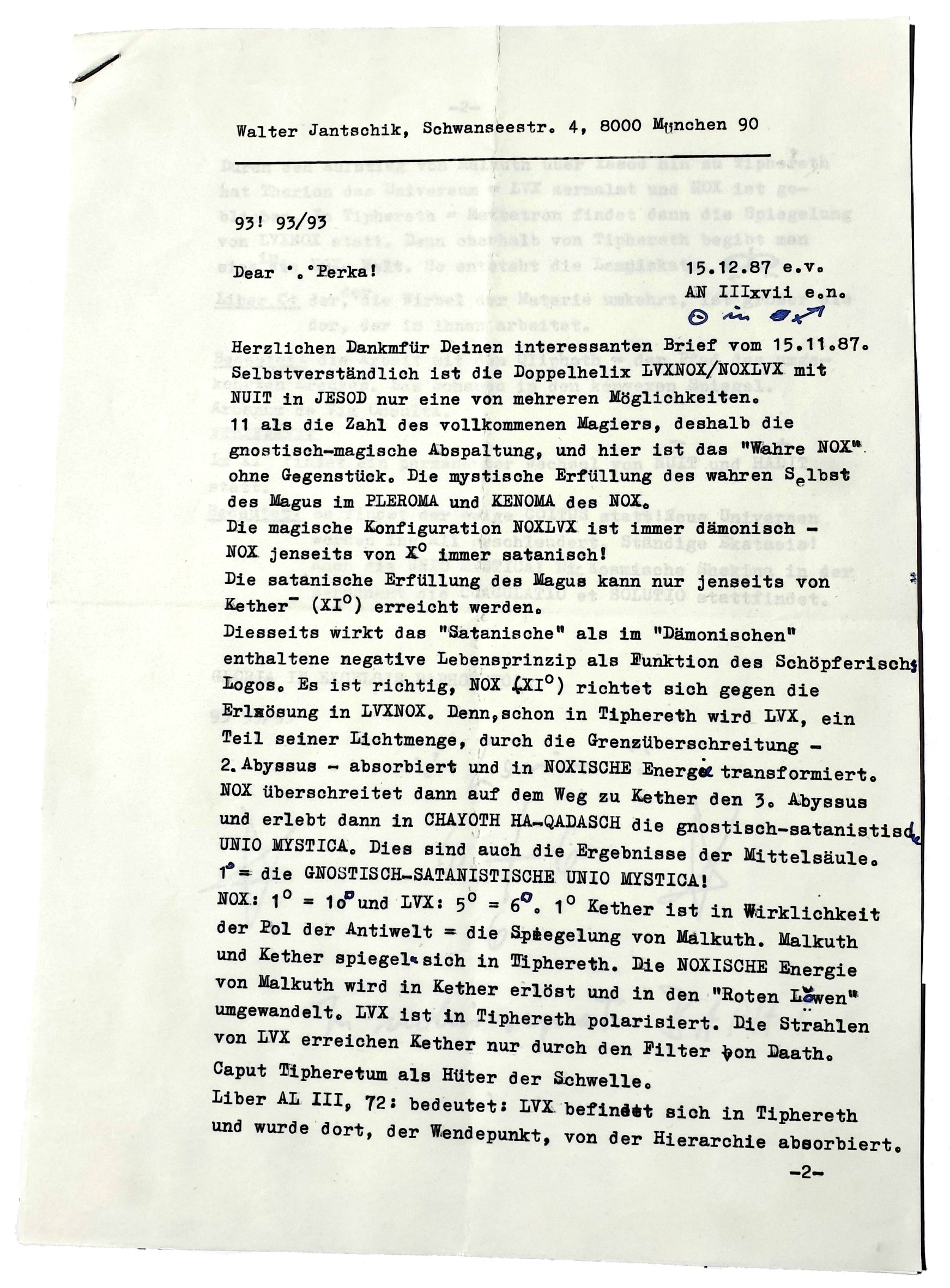 Walter Jantschik, Ordo Baphometis, Baphometor, Peter-Robert Koenig