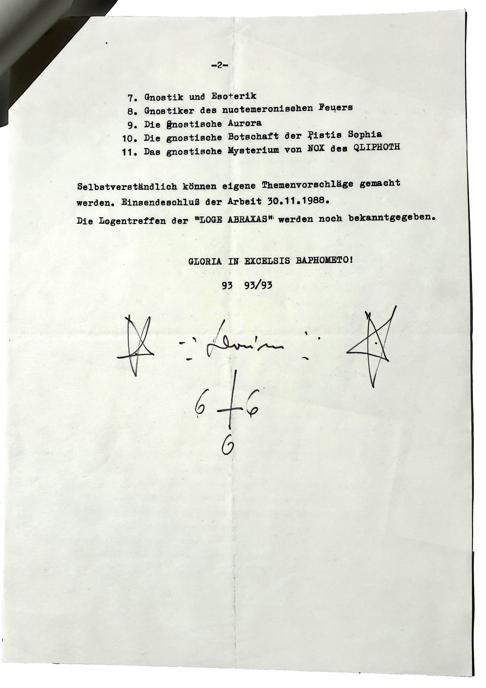 Walter Jantschik, Ordo Baphometis, Baphometor, Peter-Robert Koenig