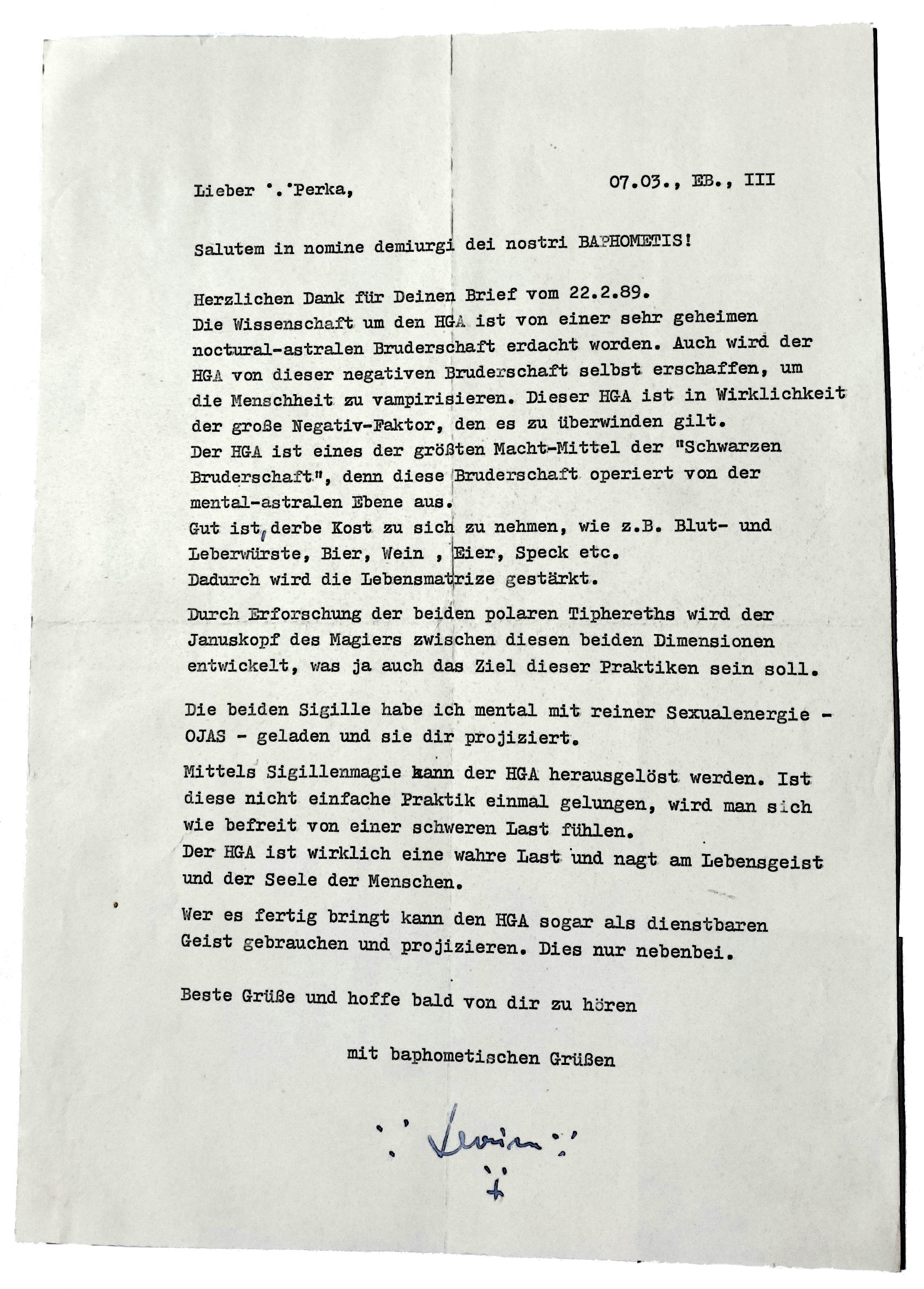 Walter Jantschik, Ordo Baphometis, Baphometor, Peter-Robert Koenig
