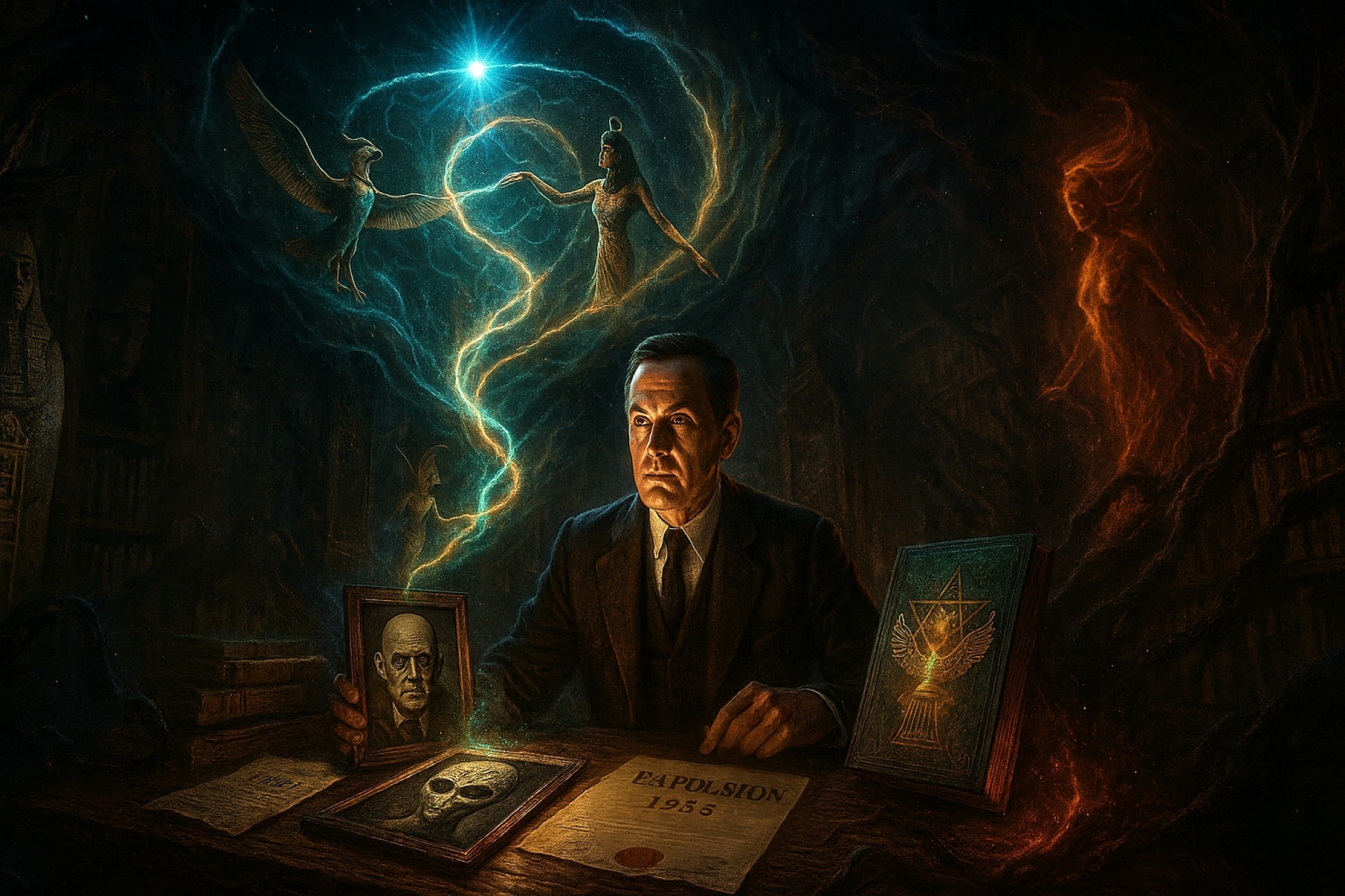 Ordo Templi Orientis, Aleister Crowley, Typhonian OTO, Kenneth Grant, LAM, 93 Current, Maat, Ma'at, Thelema, Soror Nema, Shaitan-Aiwass, Karl Germer, Frater Achad, Michael Bertiaux