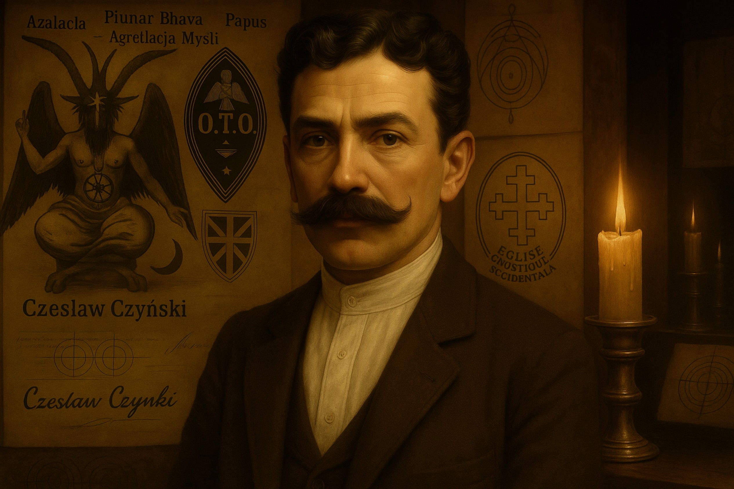 Czesław Czyński, Punar Bhava, Zbigniew Łagosz, Martinismus, Gérard Encausse, Papus, Mysteria, Oriflamme, Theodor Reuss, VII°, Ordo Templi Orientis, Illuminaten, Orden, Eglise Gnostique Universelle, Baphomet, Jan Korwin-Czarnomski, Mikołaj Mikołajewicz Czaplin, Stanisław Sławomir Jastrzębiec-Kozłowski