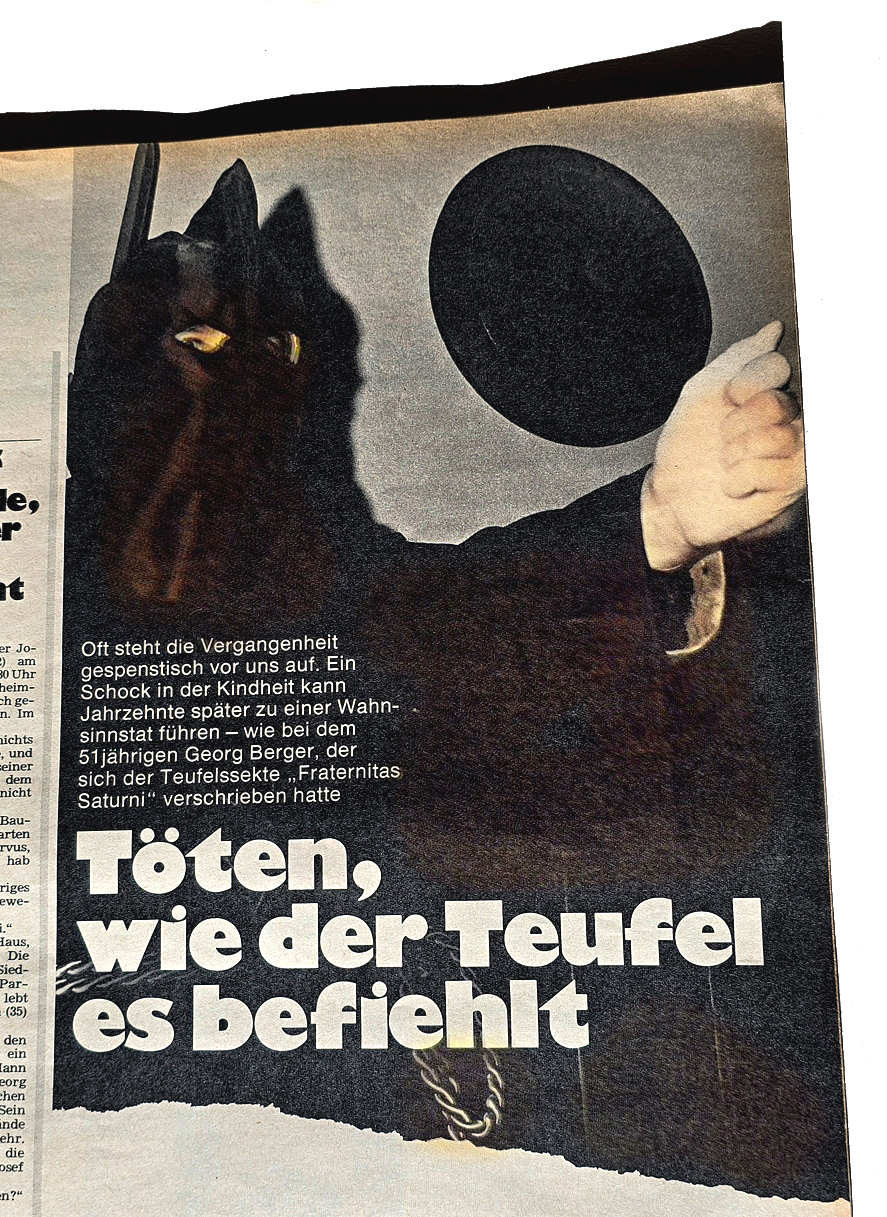 Quick 20, 9. Mai 1974. Töten, wie der Teufel es befiehlt. Walter Jantschik