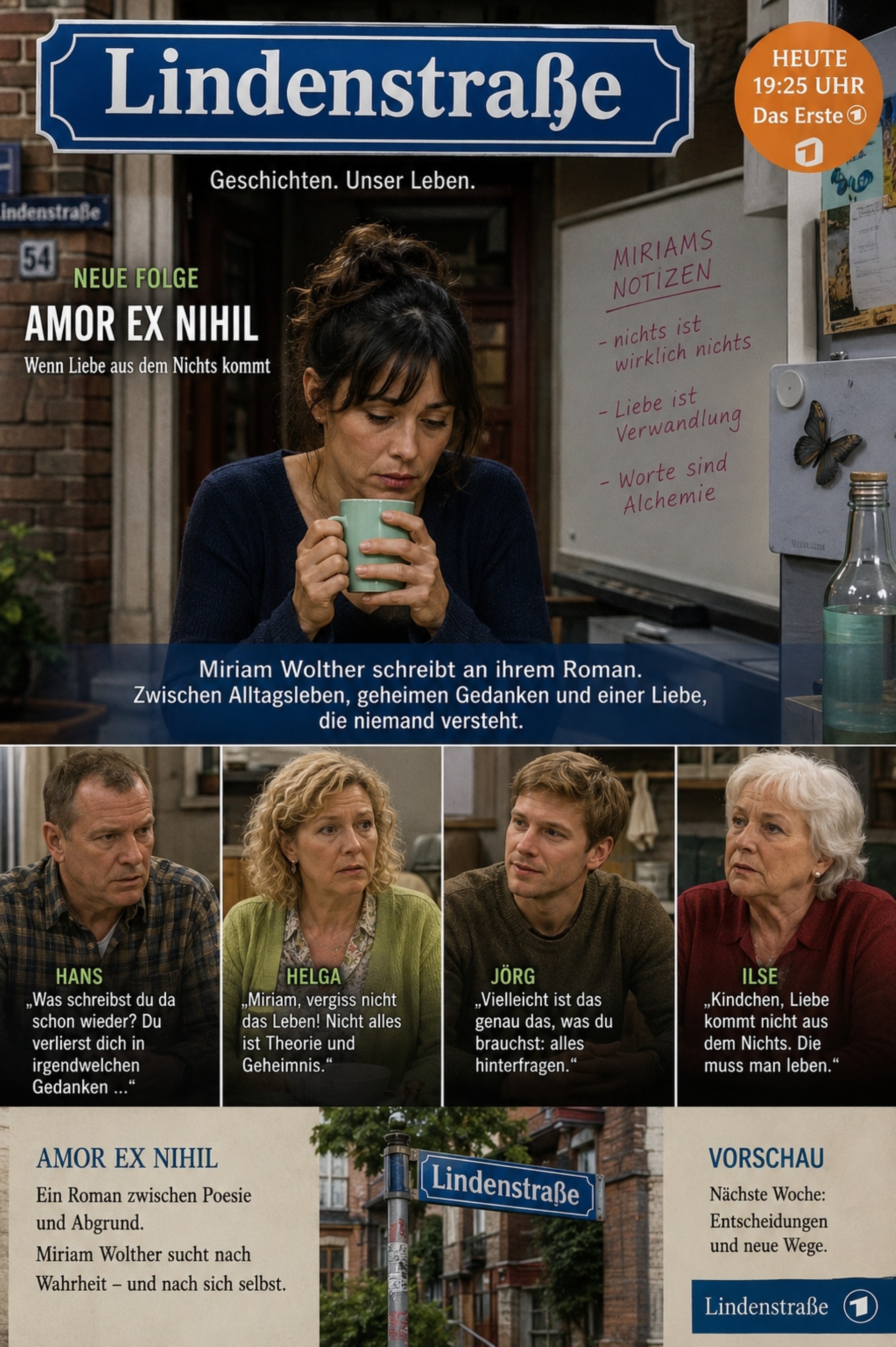 Amor Ex Nihil im Stil der Lindenstraße