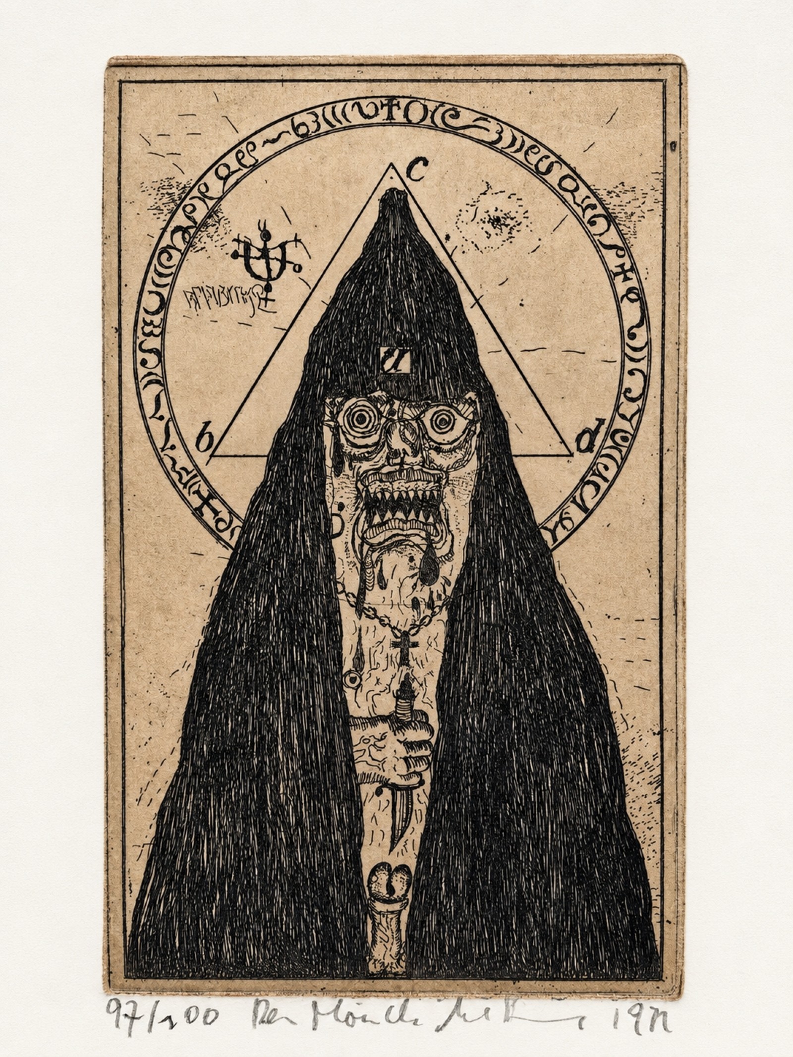 Uwe Bremer, Der Moench, 1971