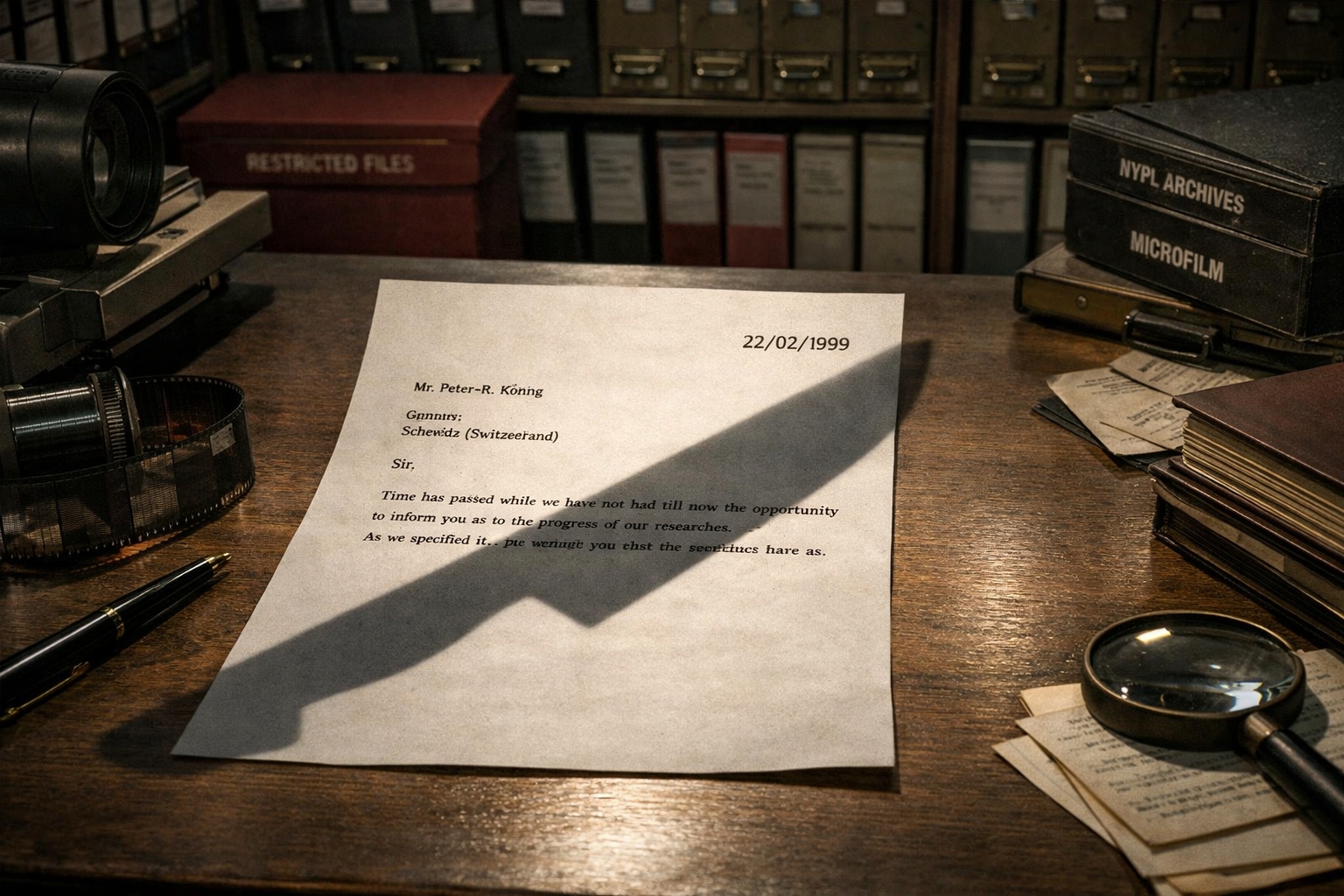 A.M.O.R.C. and the O.T.O., letter to P.R. Koenig in English