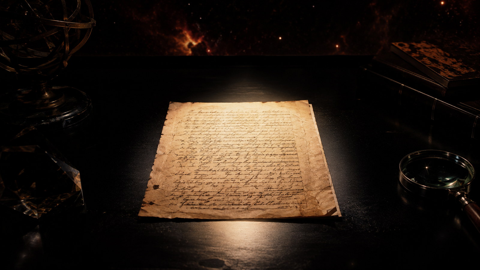 Questioned Crowley succession document displayed like an archival relic