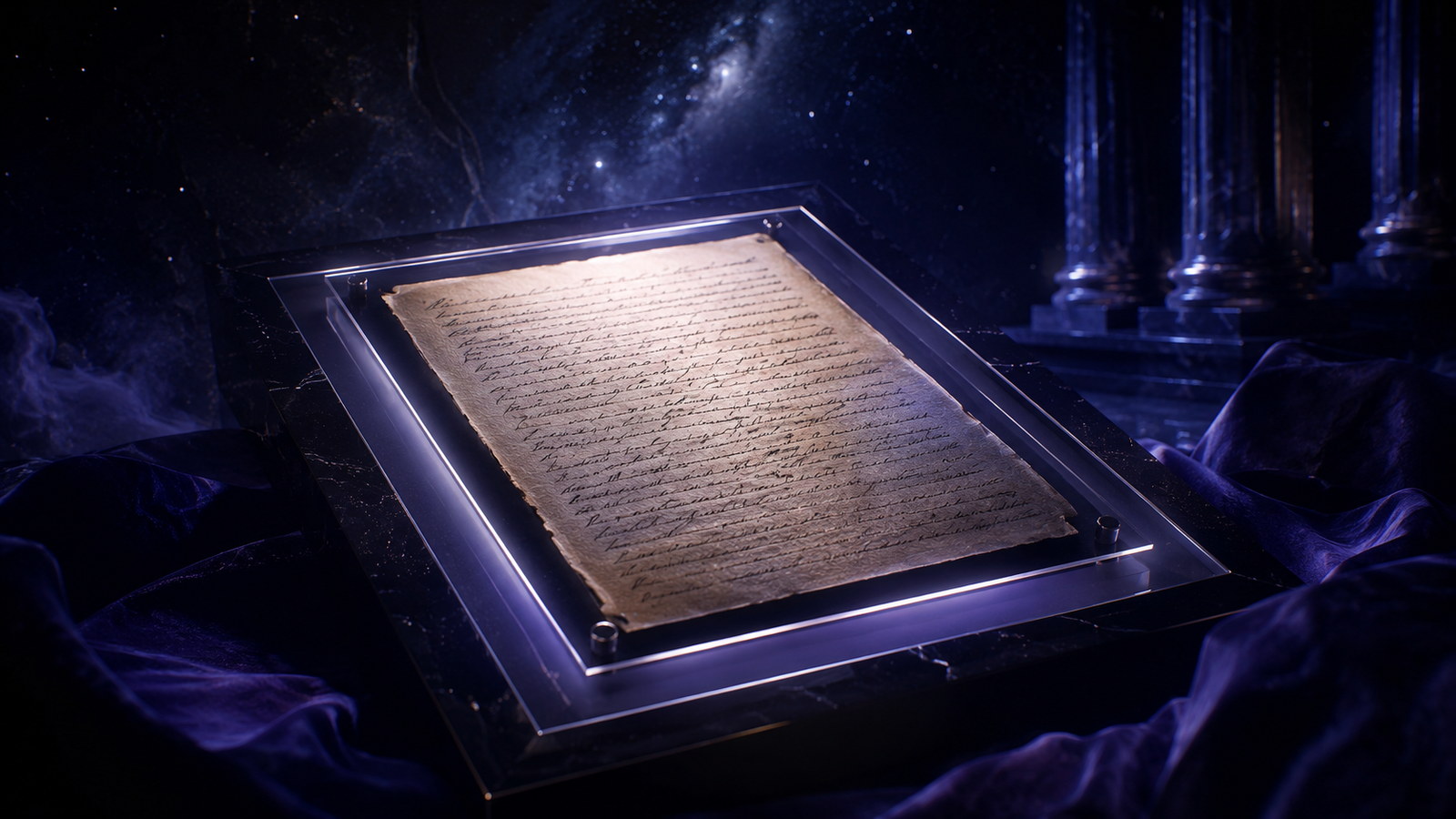 Documento questionado de sucessão de Crowley exposto como uma relíquia cósmica