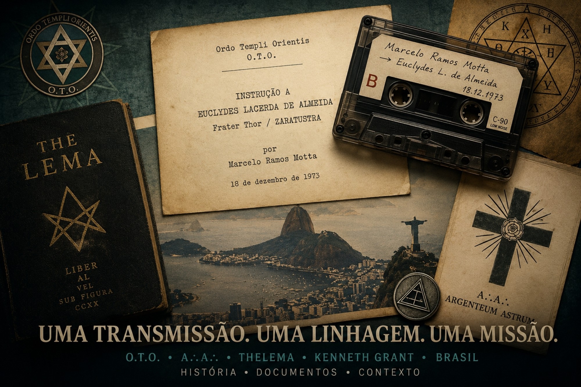 Marcelo Ramos Motta, Euclydes Lacerda de Almeida, Zaratustra, Parzival, Ordo Templi Orientis, O.T.O., A.A., Kenneth Grant, Thelema, Brazil