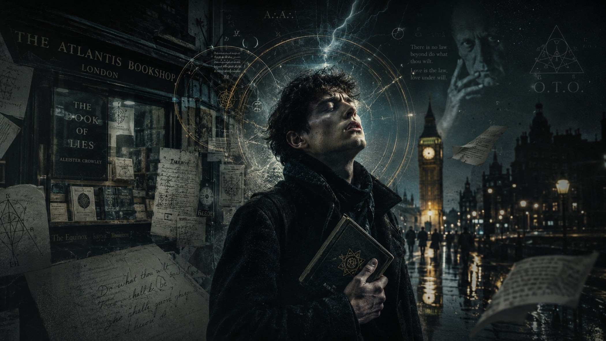 A young Crowley reader experiences a private revelation after leaving the Atlantis Bookshop in London
