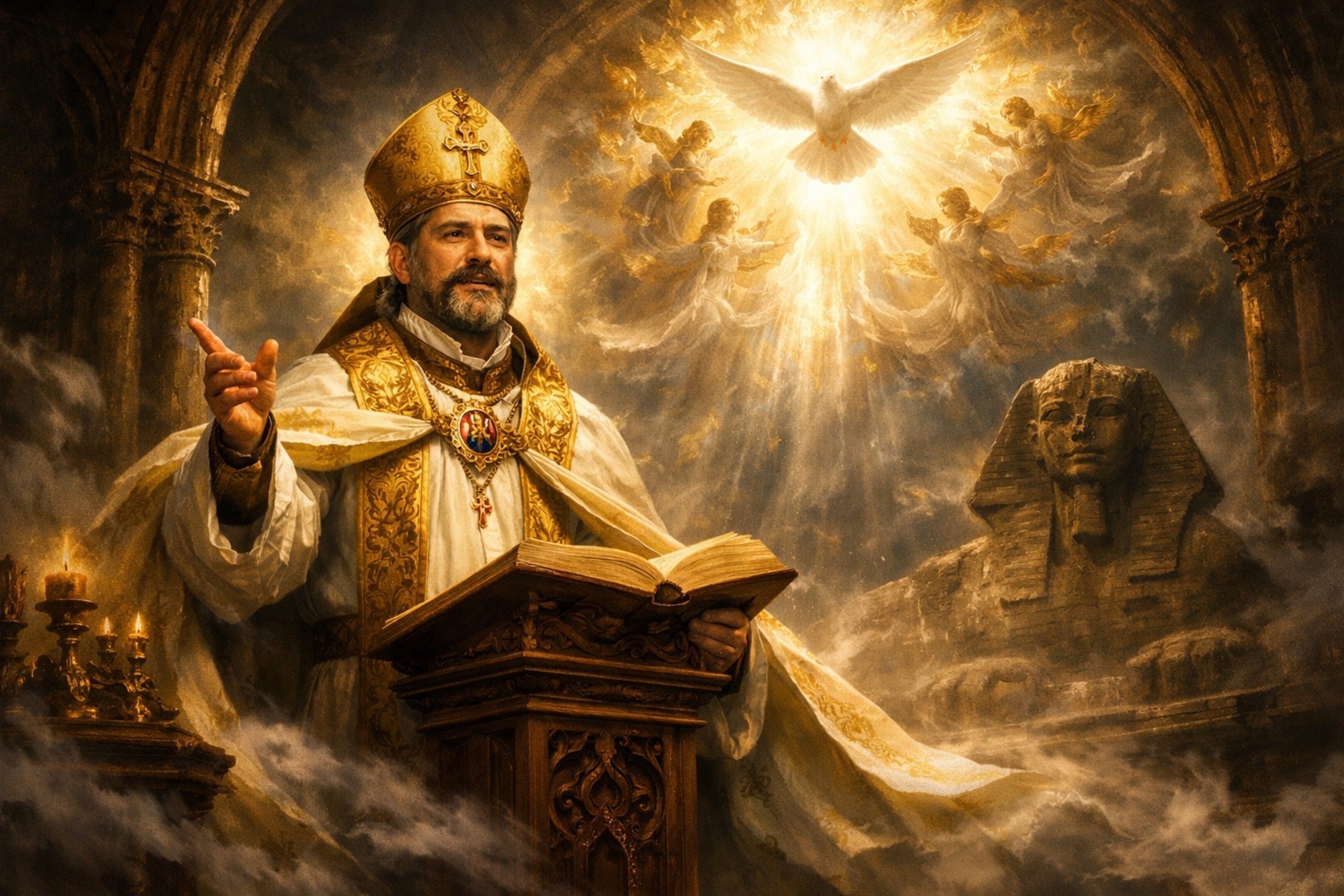 Première homélie de Jules Stany Doinel sur la sainte Gnose : chute de l’esprit, retour vers le Plérôme, Église du Paraclet et naissance de l’Église gnostique moderne.