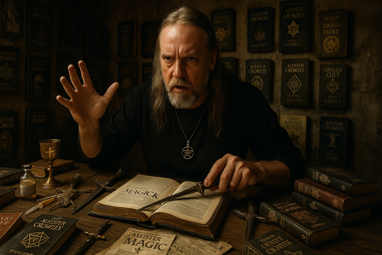 Jerry Cornelius, Achad Osher, Ordo Templi Orientis, Red Flame