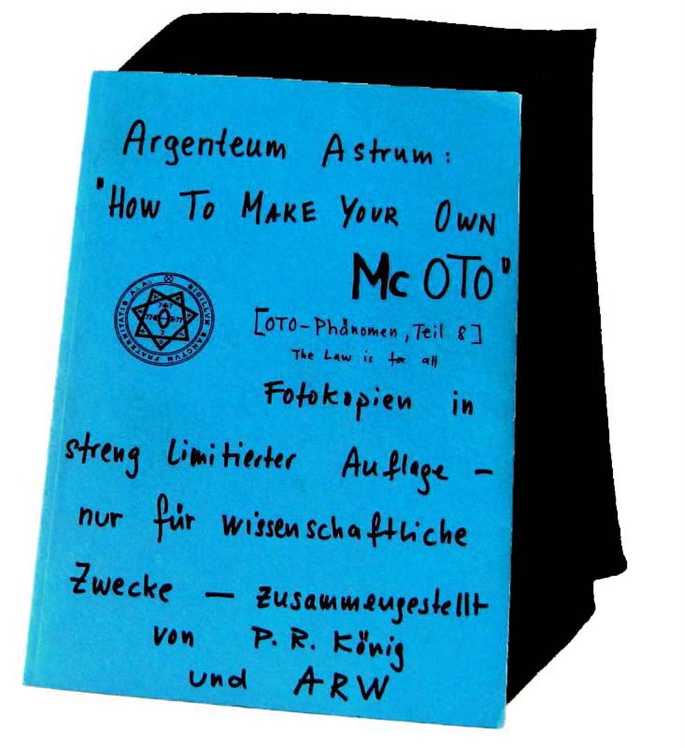 How to make your own McOTO, Aleister Crowley, IV° The Mystical Lecture, Council of Princes of Jerusalem, 18° / V° Hohes Kapitel der Ritter vom Rose-Croix, Theodor Reuss, VI° The Ceremony of  Illustrious Knights  Templar of the Order of Kadosh and of Dame Companions of the Order of the Holy Grail, Liber LXX VII°, Grossrat der Mystischen Templer, VII° The Perfect Ceremony of Grand Inquisitor Commander 31° Prince of the Royal Secret 32° and Sovereign Grand Inspector General 33° and last degree of Freemasonry, IX° Liber C, X° De Homunculo, IX° Secrets, Ritual CXX - Order of Thelema, Ritual of passing through the water, Invocation of Horus